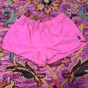 Pink Patagonia shorts
